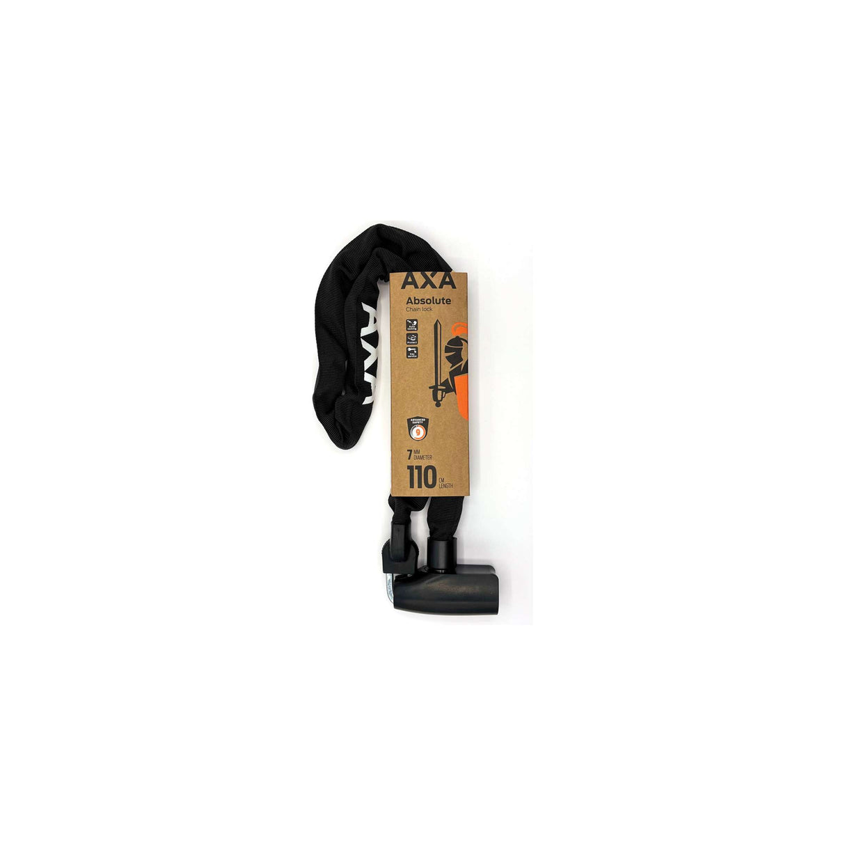 Axta absolut 7-110 Kette Lock 110cm Niveau 9 schwaarz