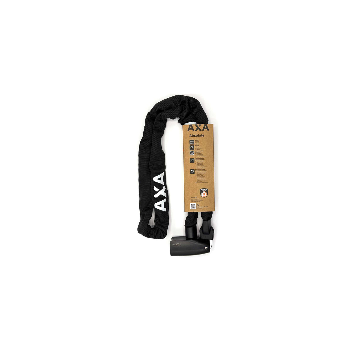 Axa Absolute 7-150 chain lock 110cm Level 9 Black