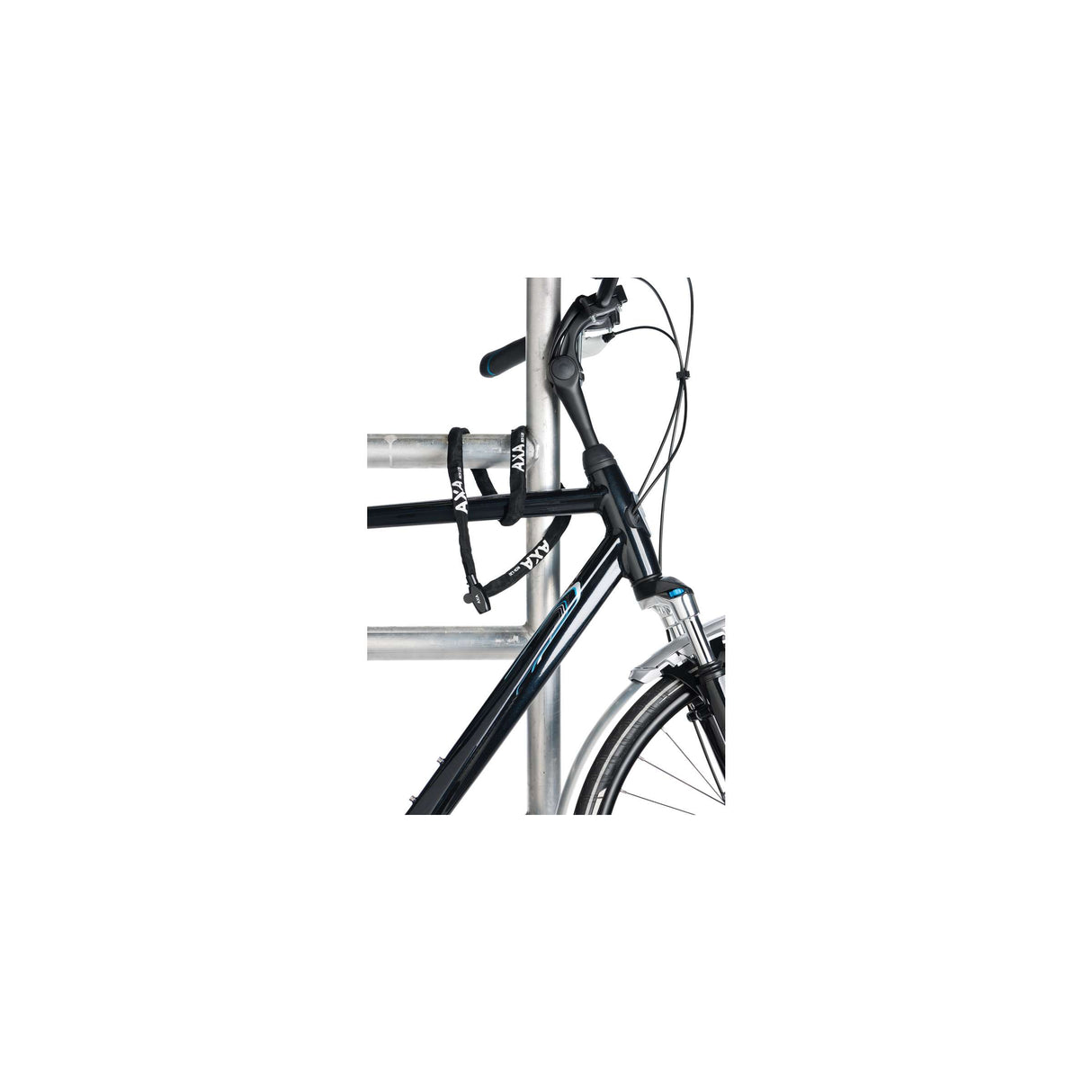 AXA Rigid RCK120 - Bloqueo de cadena estándar, 120 cm, sin arte, negro