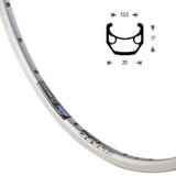 Rigida Ryde Rim 28 chrinina Alu 20mm 36 14
