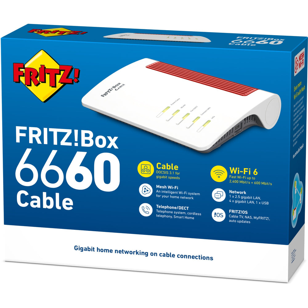 ¡AVM Fritz! Box 6660 Cable International