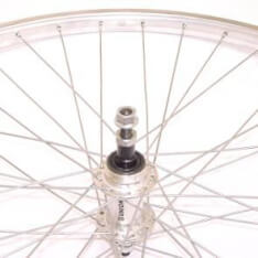 Roland zadnje kolo 28 Fixed Freew Alu AS26 Silver Cink SPK