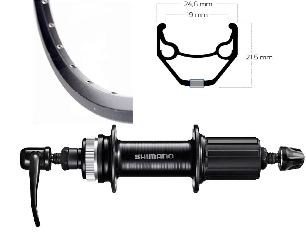 Roland hátsó kerék 28 fh-qc300 lemez cl zac2000 fekete sw spk