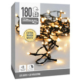 Kerstverlichting 180led extra warm wit