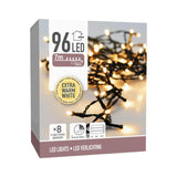 Kerstverlichting 96led batterij warm wit