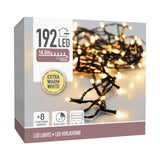 Kerstverlichting 192led batterij wit