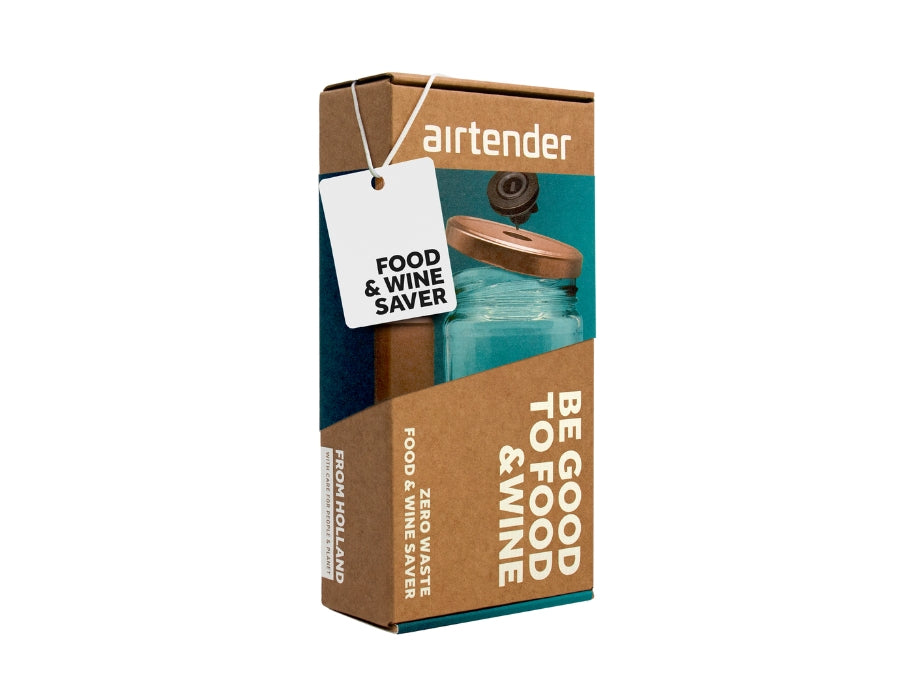 Airtender Vakuum -Set für Lebensmittelwein - Geschenkbox