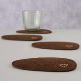 Boltze home onderzetterset orlano 4-delig 15x11cm