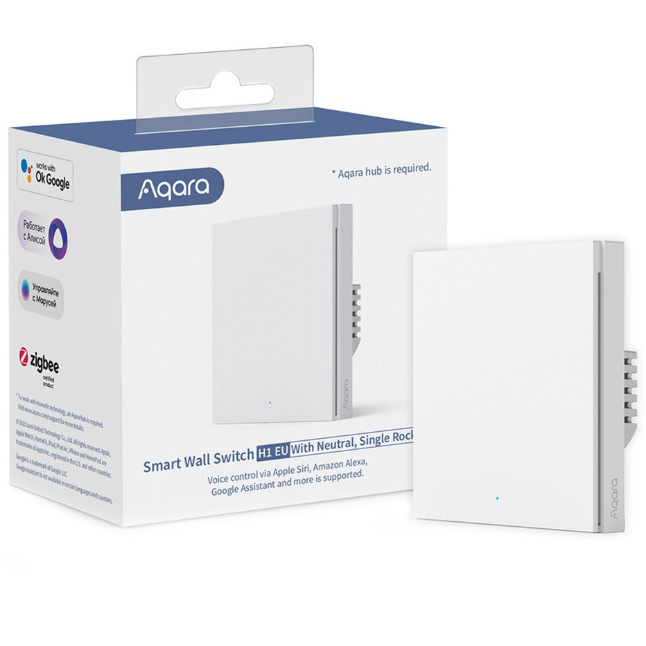 Aqara Wall Switch Single Rocker (z neutralnym)