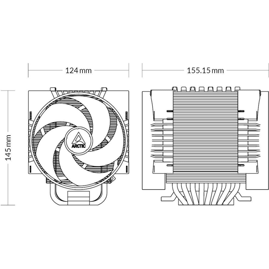 Arktischer Gefrierschrank 4U-m