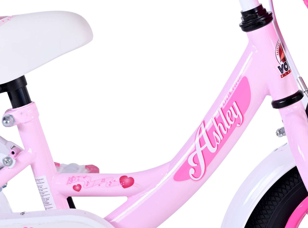 Volare Ashley Children's Bicycle - Girls - 12 inch - Pink