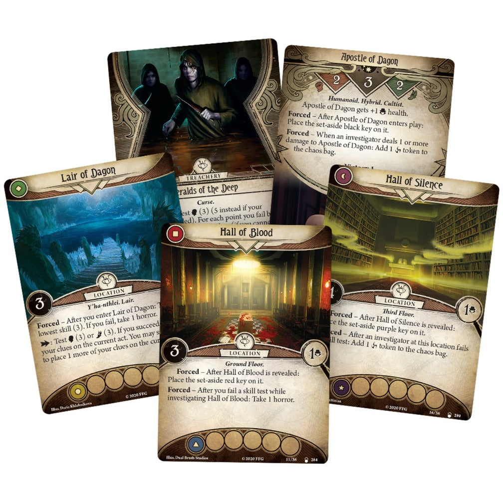 Asmodee Arkham Horror the Card Game: The Lair of Dagon