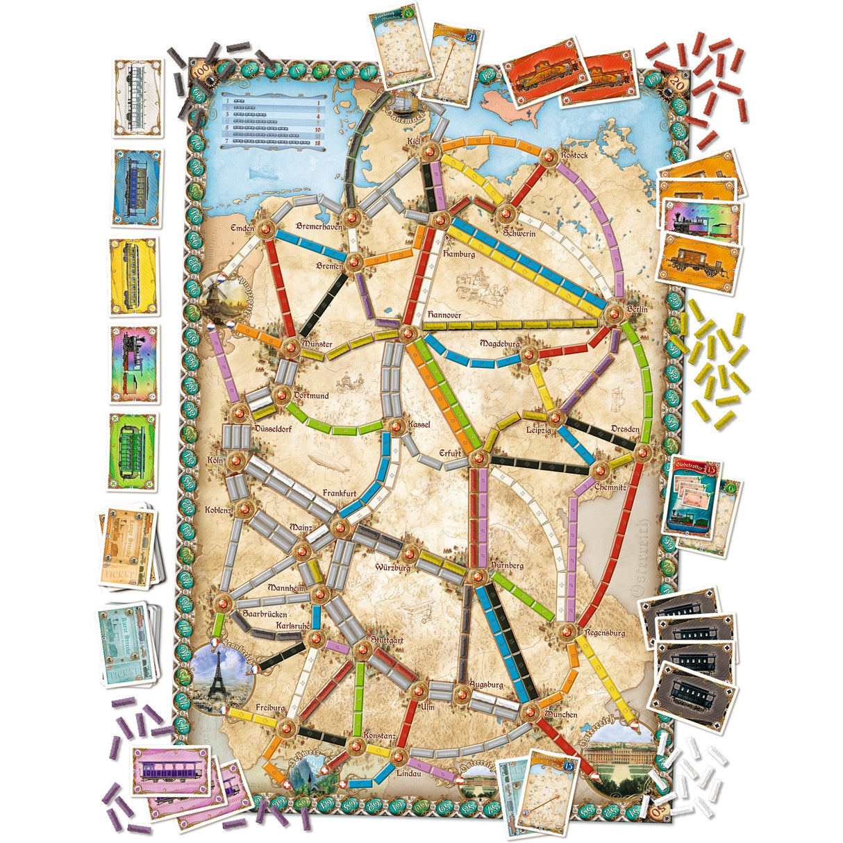Asmodee Ticket to Ride Tyskland Board Game