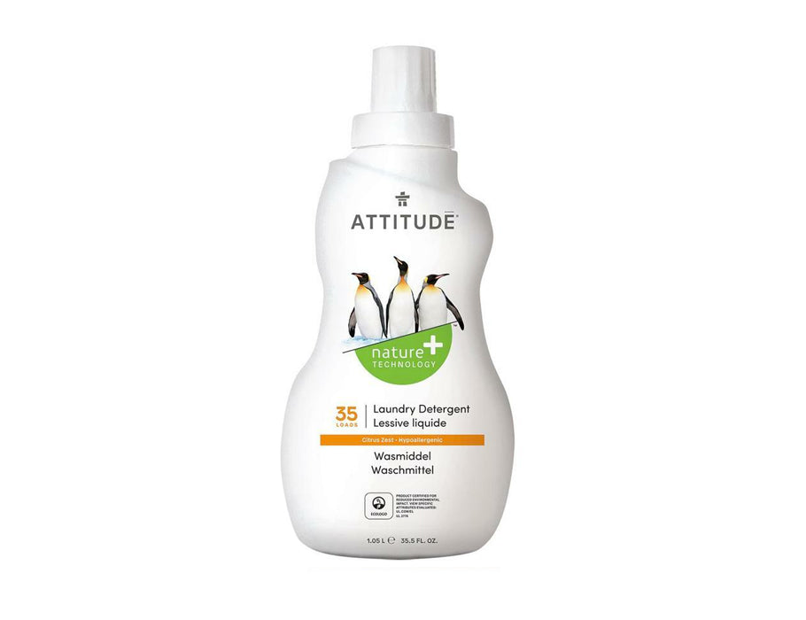 Attitude nature+ - liquid detergent - citrus peel - 1.05l
