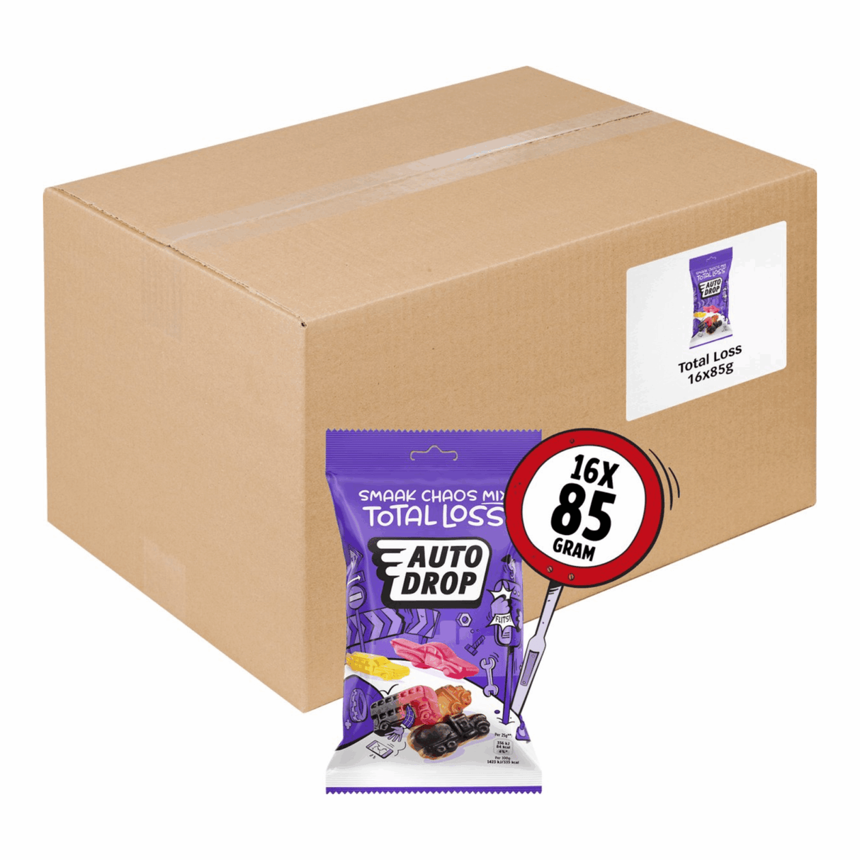 Опаковка Autodrop снакс пълна загуба (16x 85gr)