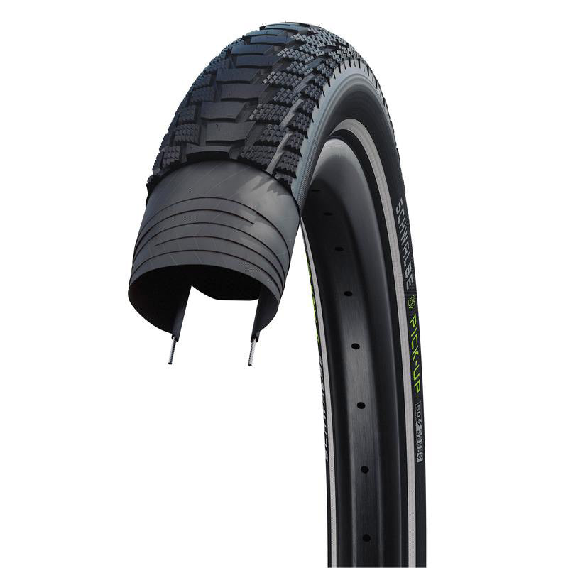 Schwalbe-renkaan nouto E-Cargo 26x2.35 (60-559) Musta refleksi