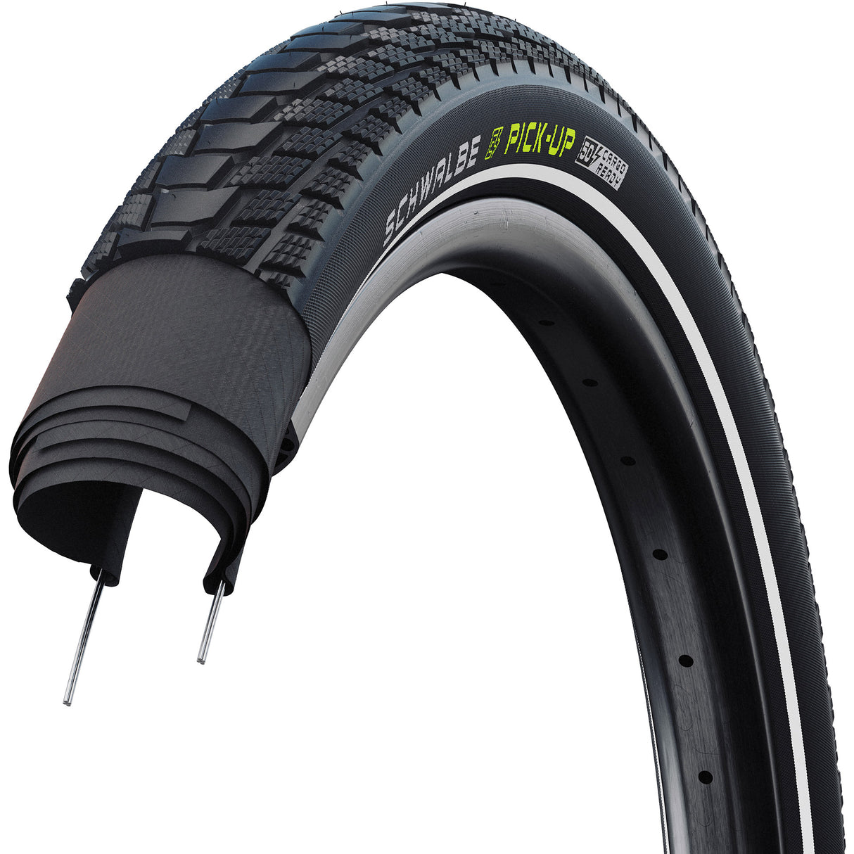 Performance de ramassage de la bande de fil Schwalbe 55-355 + r noir