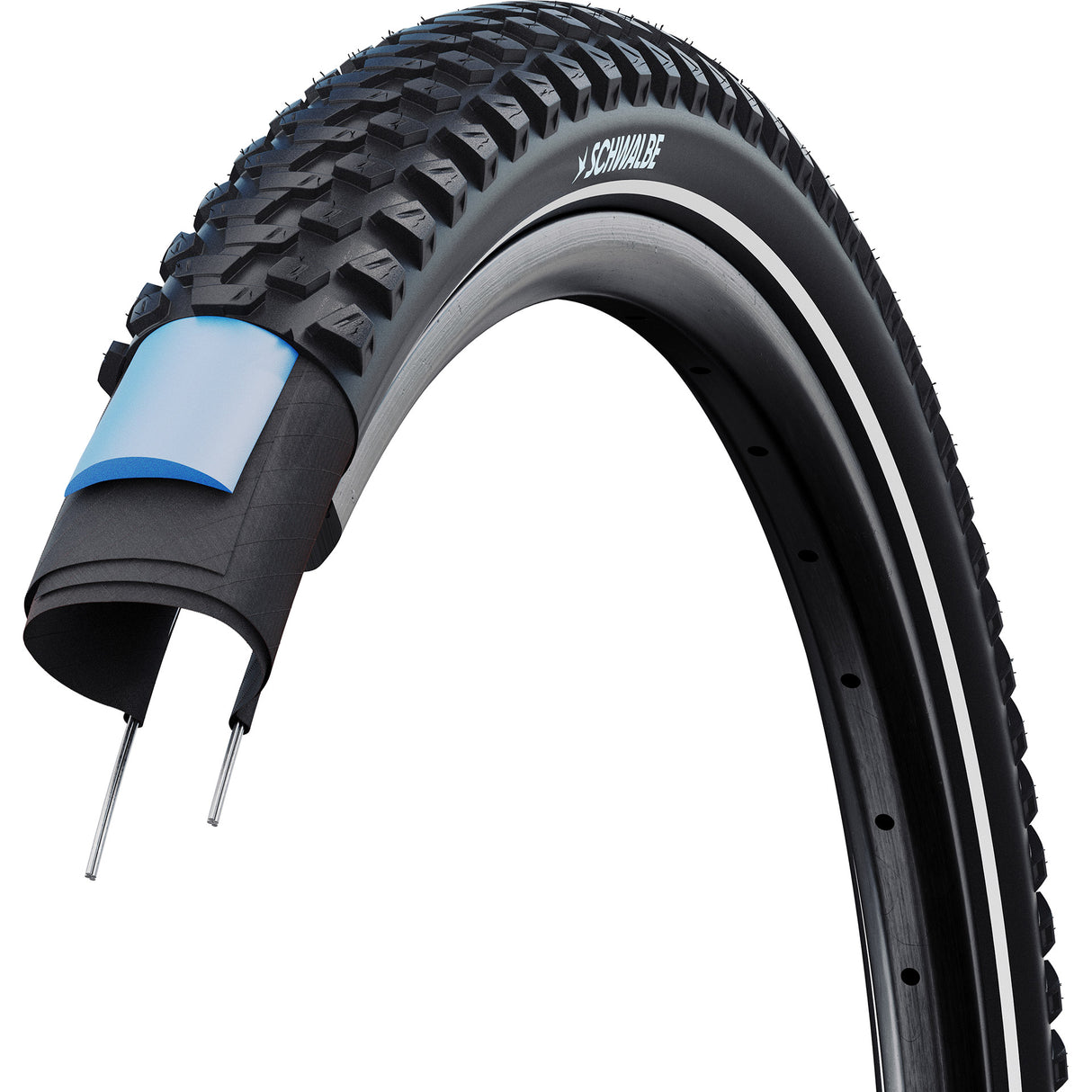 Schwalbe wire tire marathon plus mtb 57-584 +r black