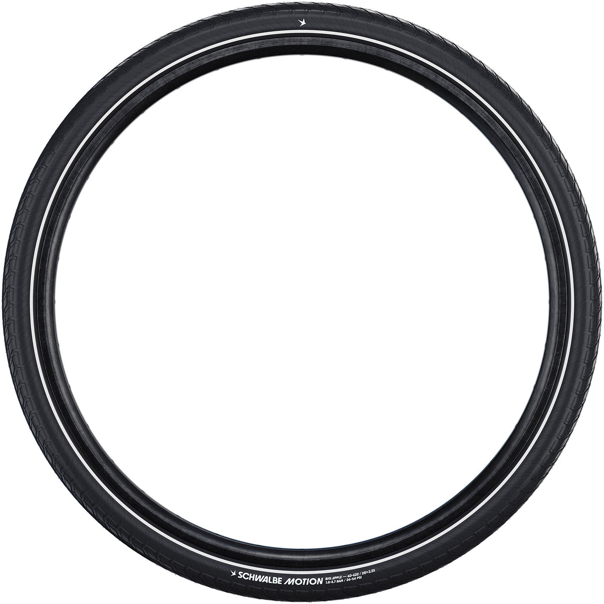 Schwalbe , tire, motion big apple raceguard 18x2.0 e-25 50-355 b b-sk+rt hs632 addix green 67epi black+reflex