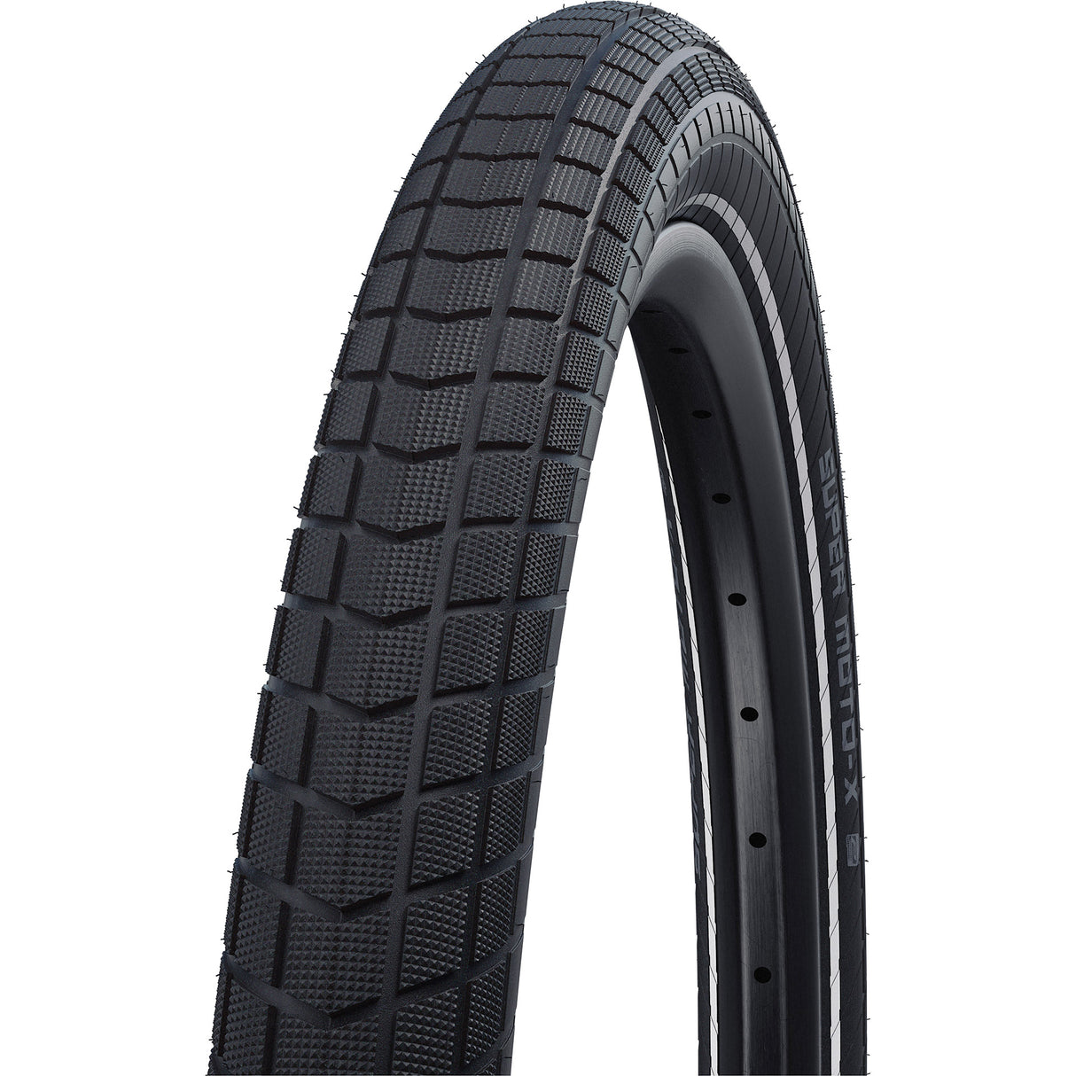 Schwalbe super moto-x - wired - addix - dd - raceguard - 20x2.80 - black + reflex