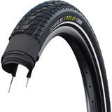 Schwalbe pickup - kablet - addix e - super forsvar - 20x2,35 - sort + refleks