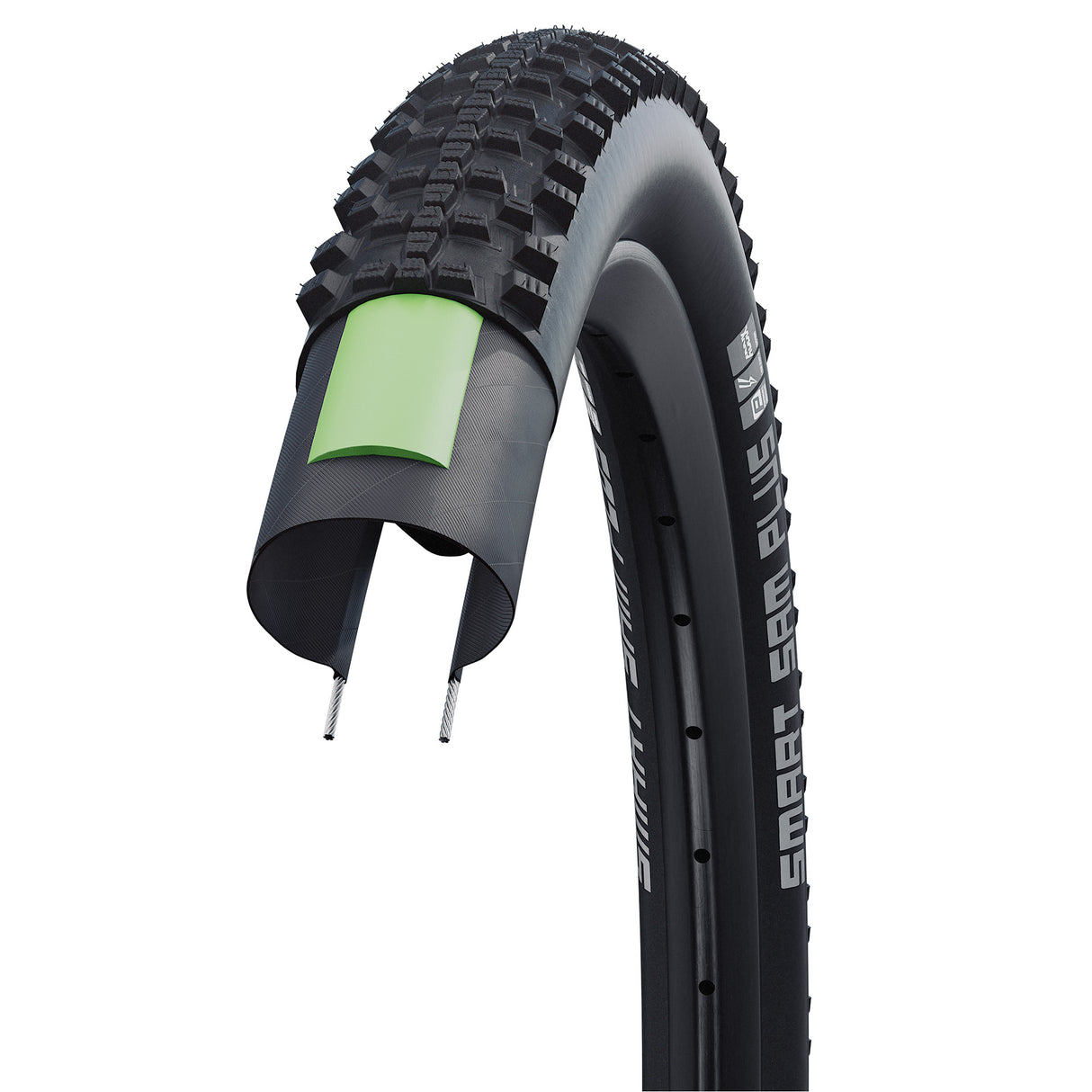 Schwalbe draadband smart sam plus performance 57-584 +r zwart