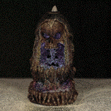 Držalo za kadilo s kristalno jamo s povratnim tokom