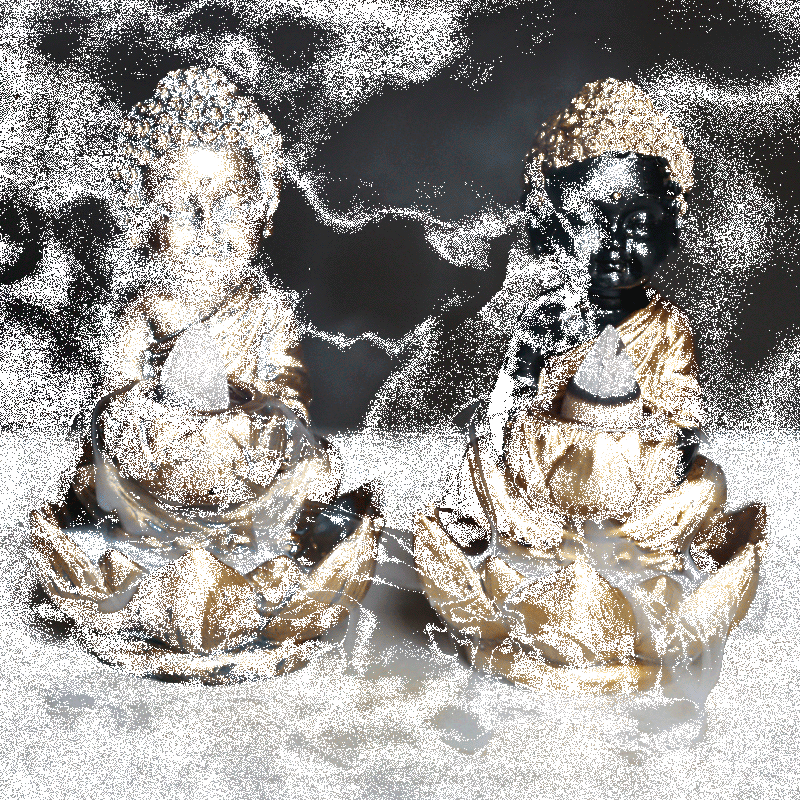 Buddha a Lotusl Backflow Incensure Halter