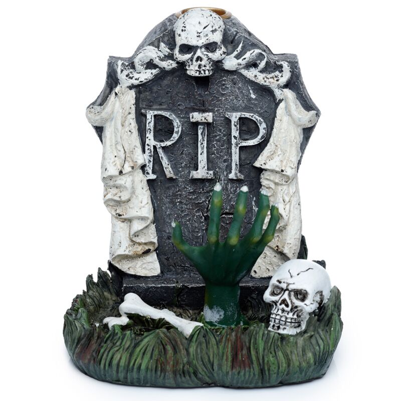 RIP Zombie Hand Grafstone backflow rökelsehållare