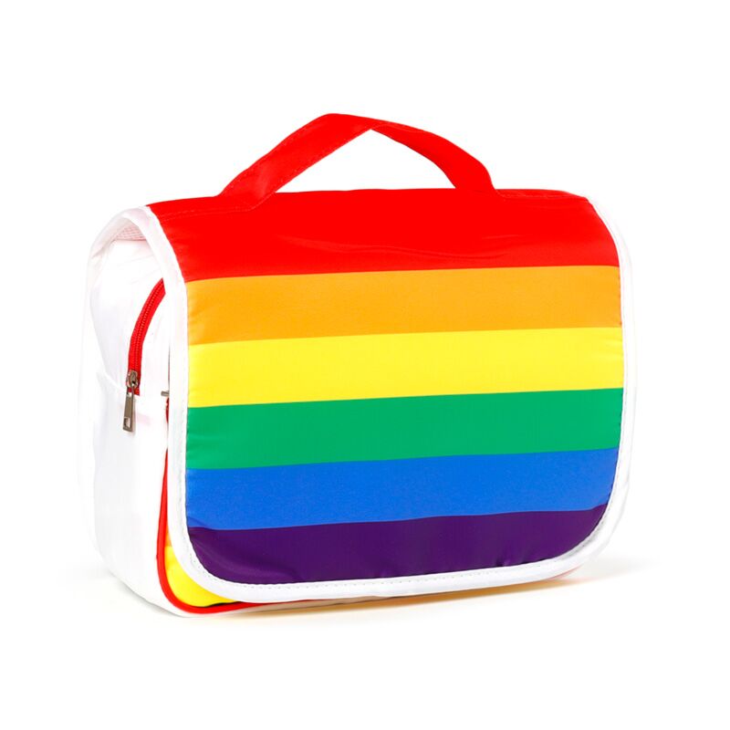 Somewhere rainbow hanging toilet bag