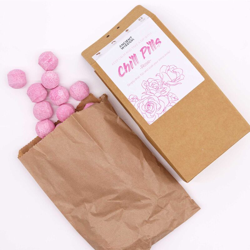 Roses Bath Bruis Balls Píldora Fizz Chill Píldora de regalo