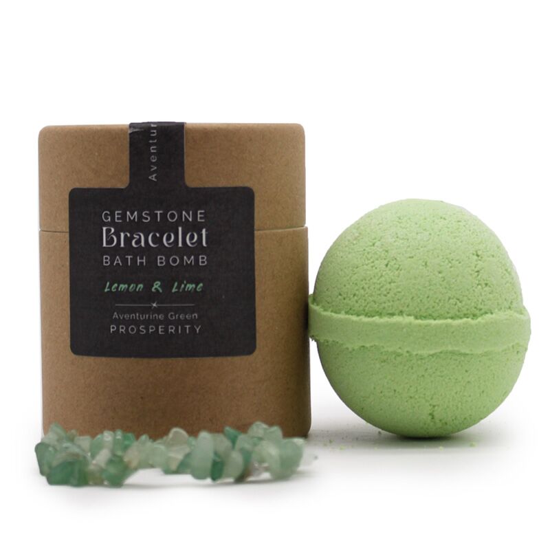 Green Aventurine Bracelet Shea Butter Citroen Lime Bustball