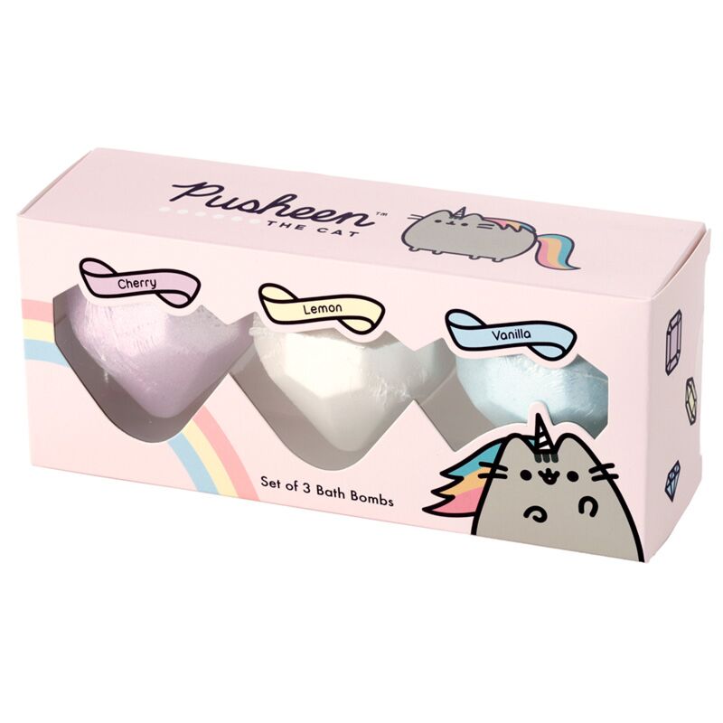 Set regalo di bellezza di 3 Pushen the Cat Bruishball Fruity