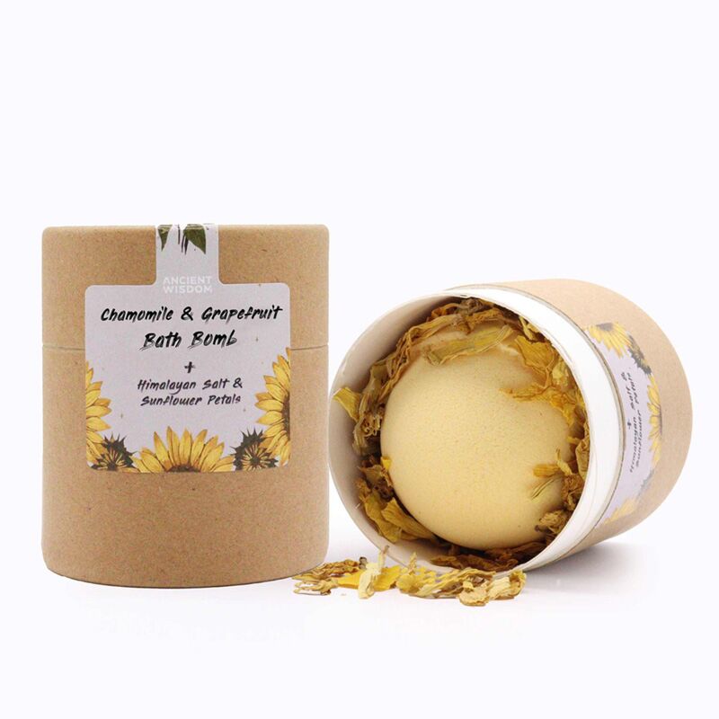 Chamomile Grapefruit Himalayas Salt Botanicals Bruiseball Gift Set