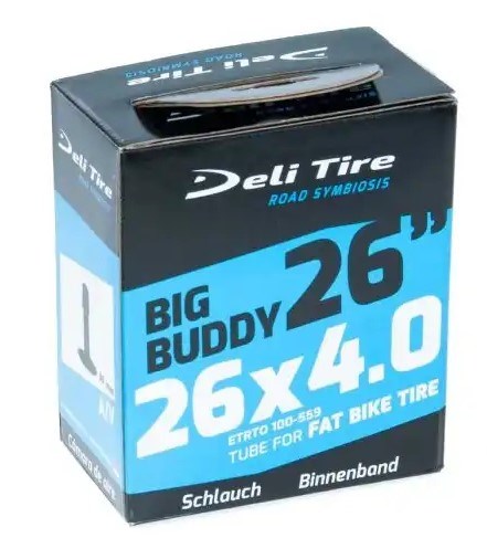 Deli Tire Deli Big Buddy Binnenband 26x4.00 Etro 100-559, Valve: Schrader Autoventiel 35mm