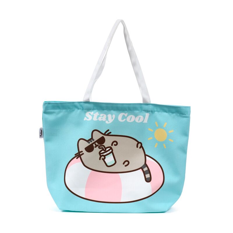 Pusheen de kat zomer strandtas