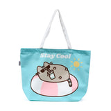 Pusheen de kat zomer strandtas