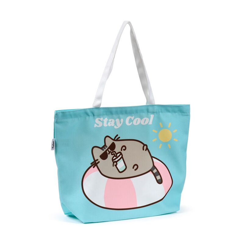 Pusheen de kat zomer strandtas