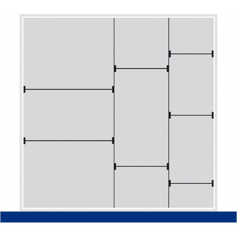 Bott - Cubio Separation Wall A150 mm høj skuffe