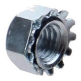 Bofix Nut M6 with spring washer. Per 100