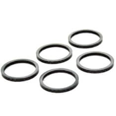 Spacianti HZB 28,6 mm 1-1-1 8 pollici di grandi dimensioni 3 mm Carbon 5 pezzi 6500030