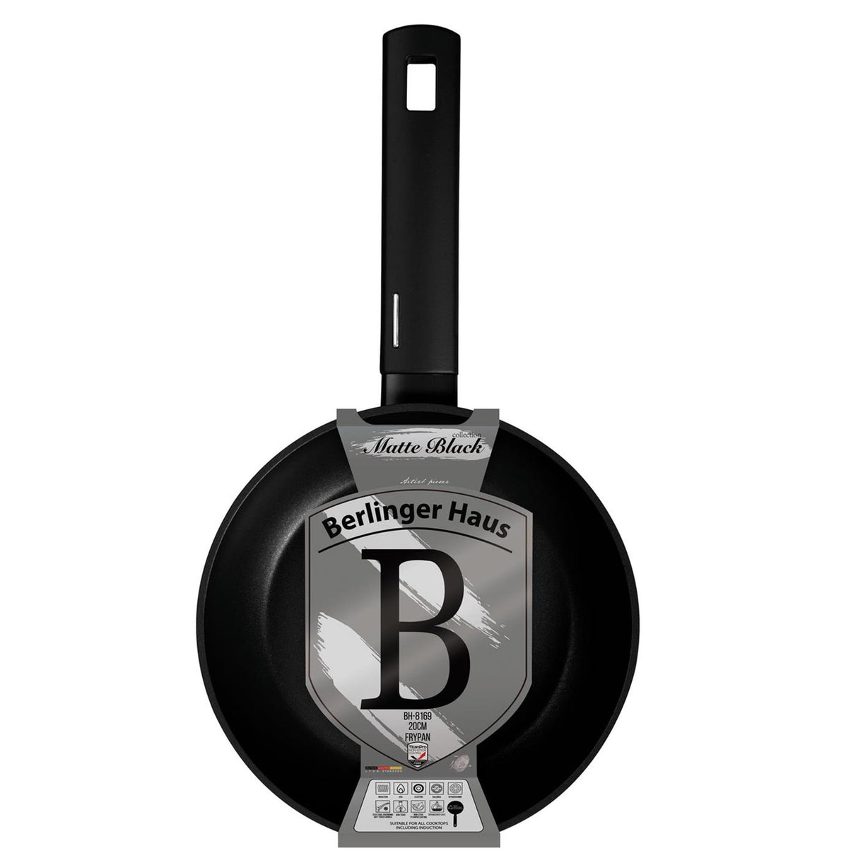 Berlingerhaus koekenpan mat zwart 20cm