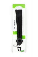 Strap iompróra leathan 28 orlach trí shúil iomlán dubh