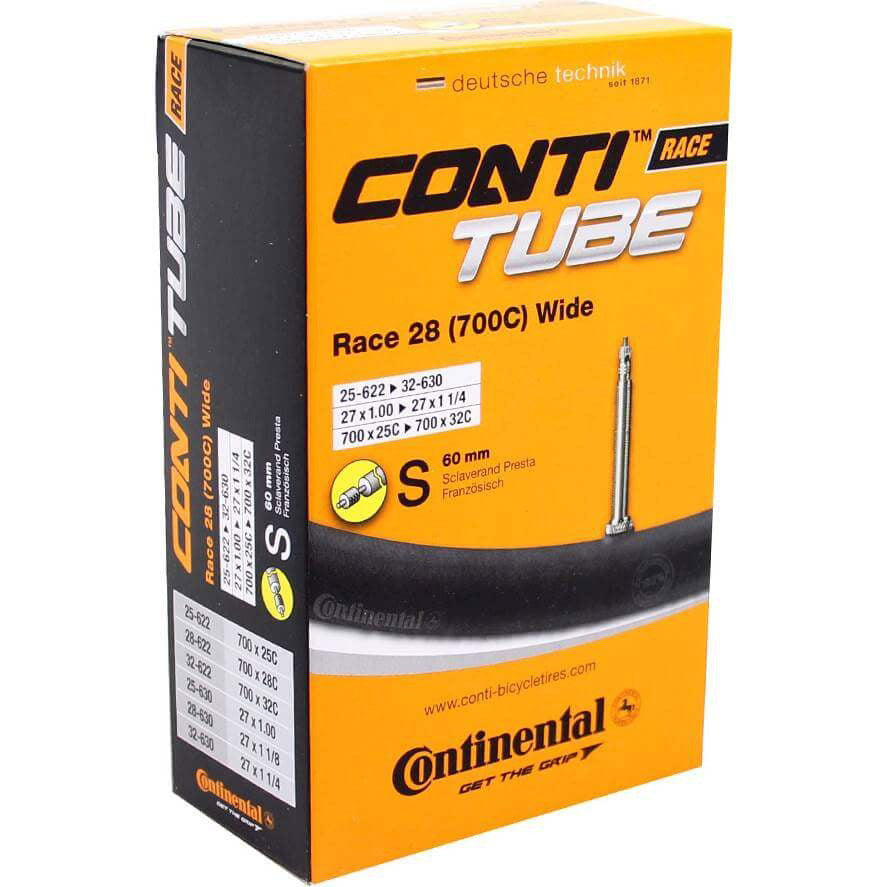Continental inner tube 28inch Race Wide 25-622 32-630 SV 60mm box