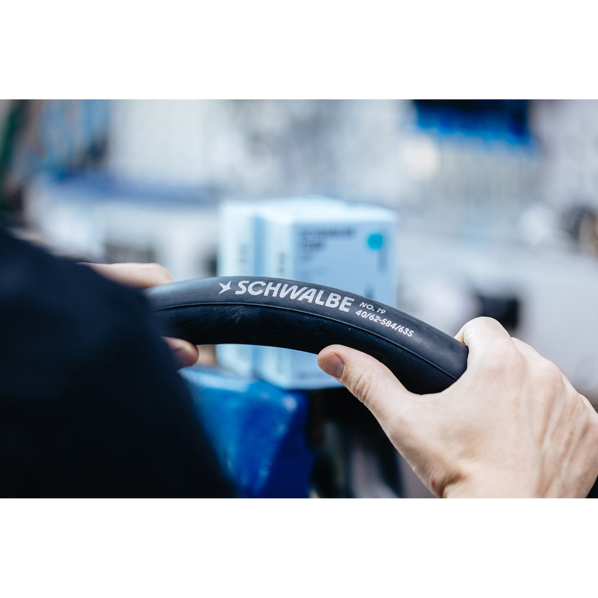 Schwalbe innerrør 28 tommer bred scv19 clic ventil 60mm