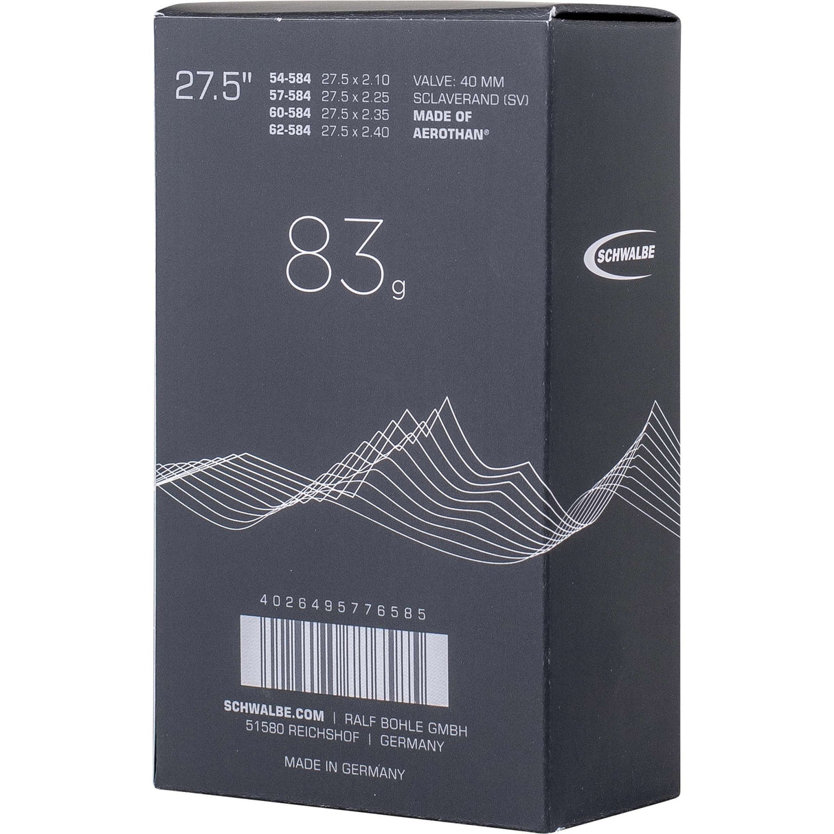 Schwalbe Inner Tube Aerothan FV SV21E 54 62-584 IB SV 40mm (1-во)