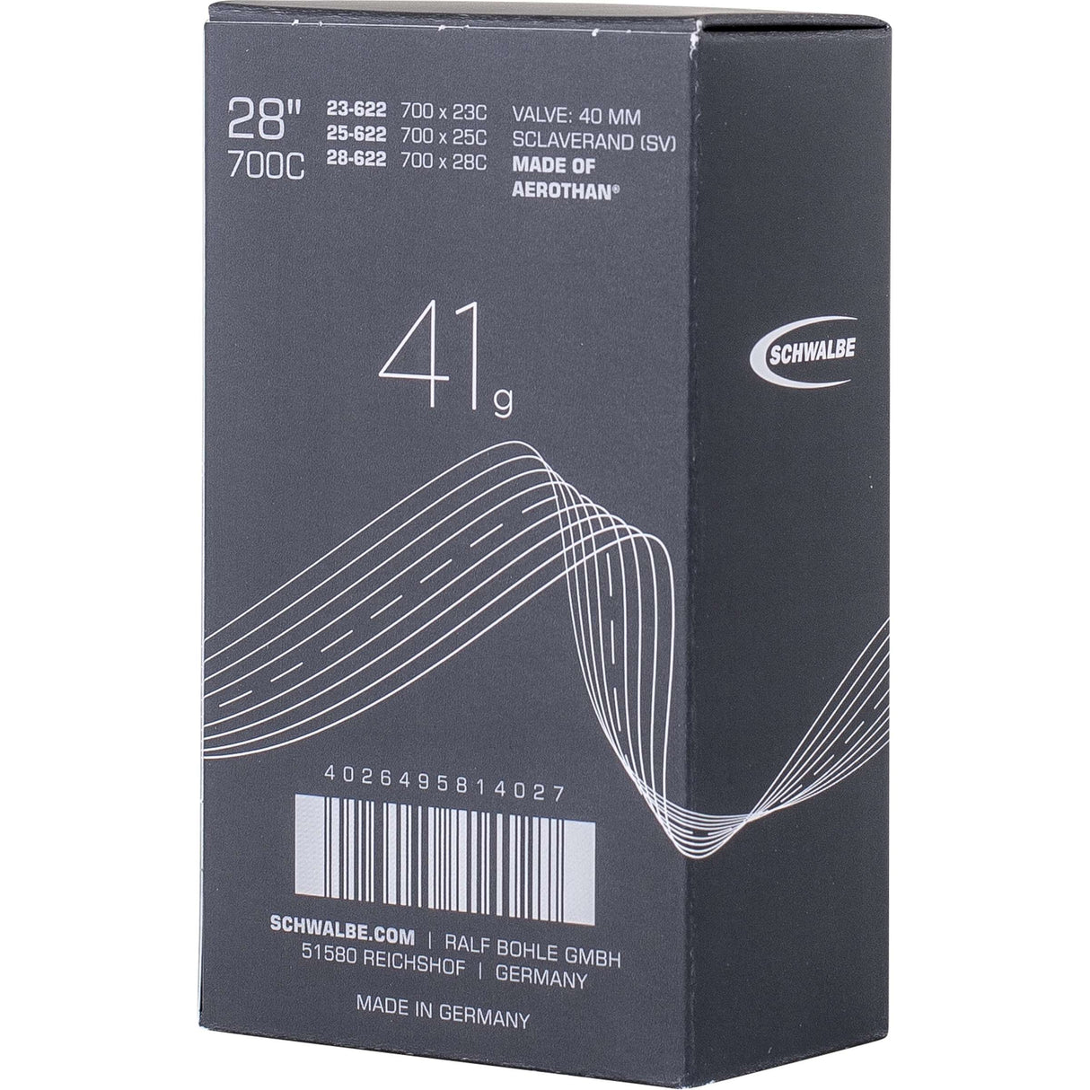 Schwalbe Inner Tube Aerothan FV SV20E 23 28-622 IB SV 40mm (1-во)