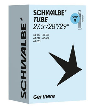 Tubo interno Schwalbe scv19 28 polegadas 40 62-584 635 válvula clik 40mm