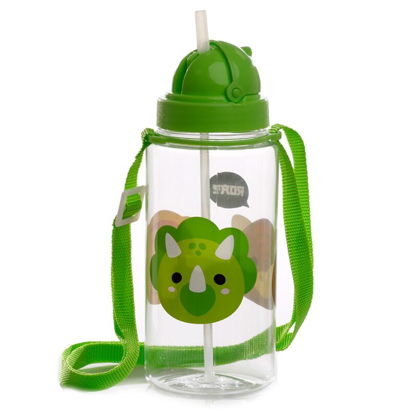 Cutiemals Dinosaurus udržitelný BPA bez BPA 450ml Dětská láhev s vodou