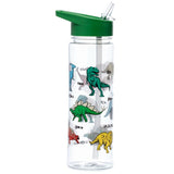 Dinosauria ecozen water bottle 550ml flip straw